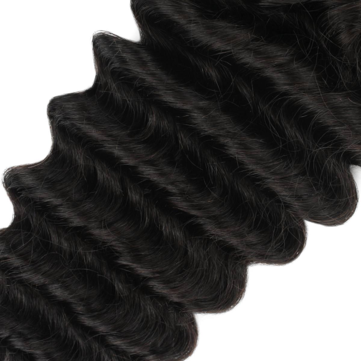 Deep Wave 4x4 HD Lace Human Hair Closure