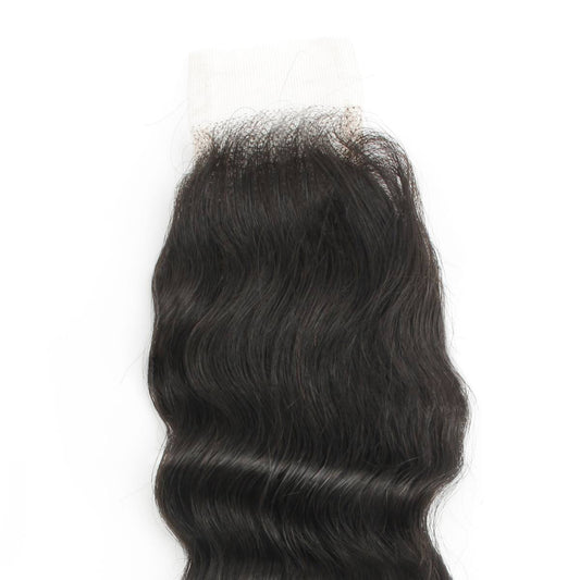 Deep Wave 2x6 Transparent Lace Human Hair Closure
