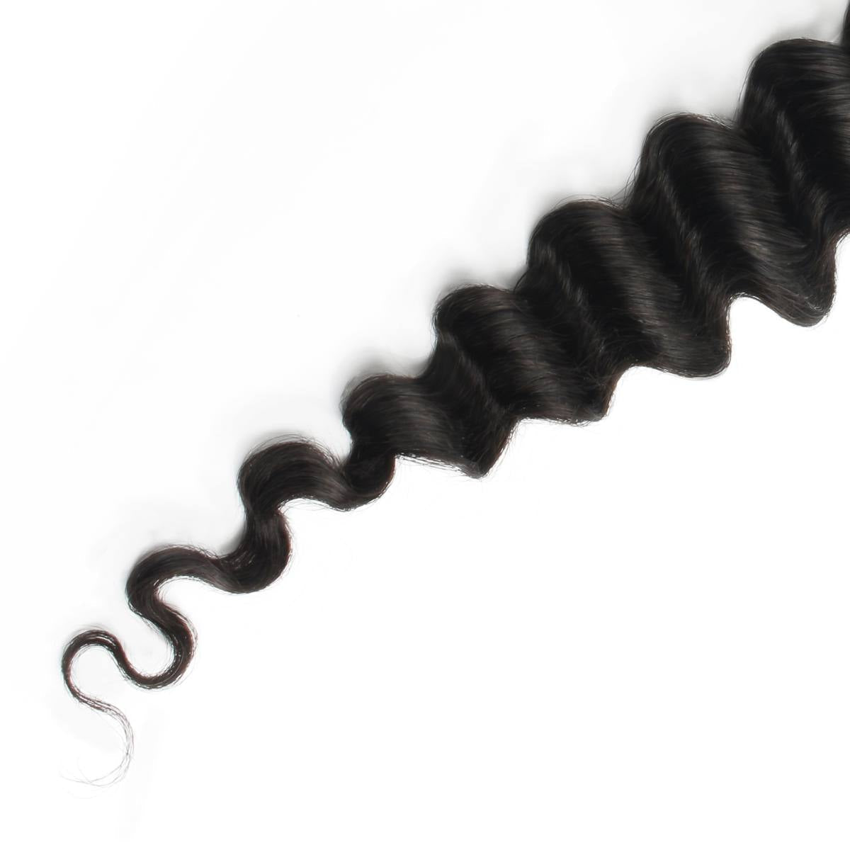 Deep Wave 2x6 Transparent Lace Human Hair Closure