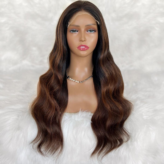 Jada Glueless 5x5 HD Lace Professionally Colored 100% Human Hair Closure Wig