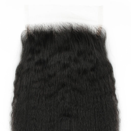 Kinky Straight 5x5 HD Lace Human Hair Closure