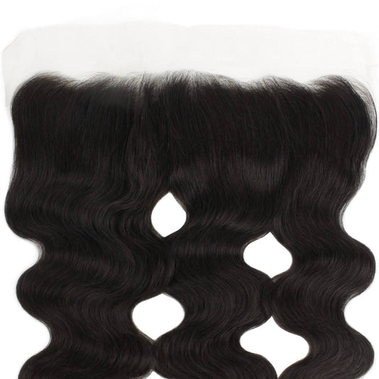 Malaysian Body Wave 13x4 Transparent Lace Human Hair Frontal