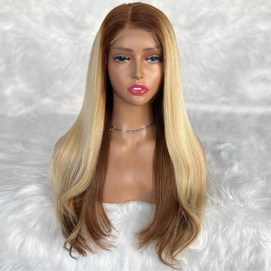 Monique Glueless 5x5 HD Lace Professionally Colored 100% Human Hair Closure Wig