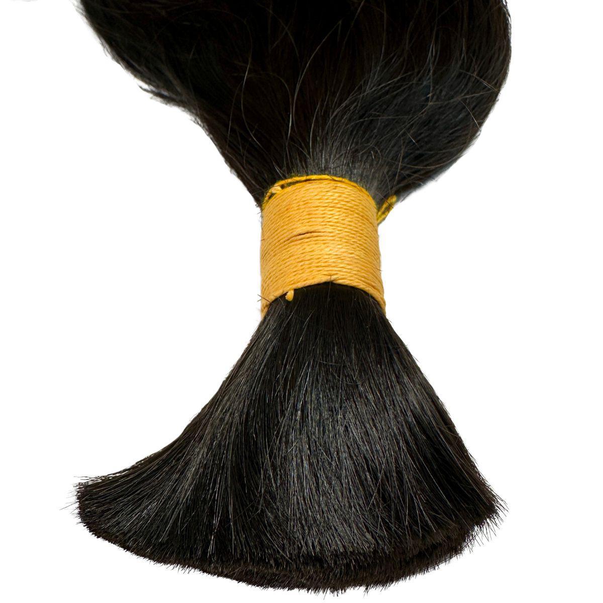 Raw Indian Wavy Bulk 100% Human Braiding Hair