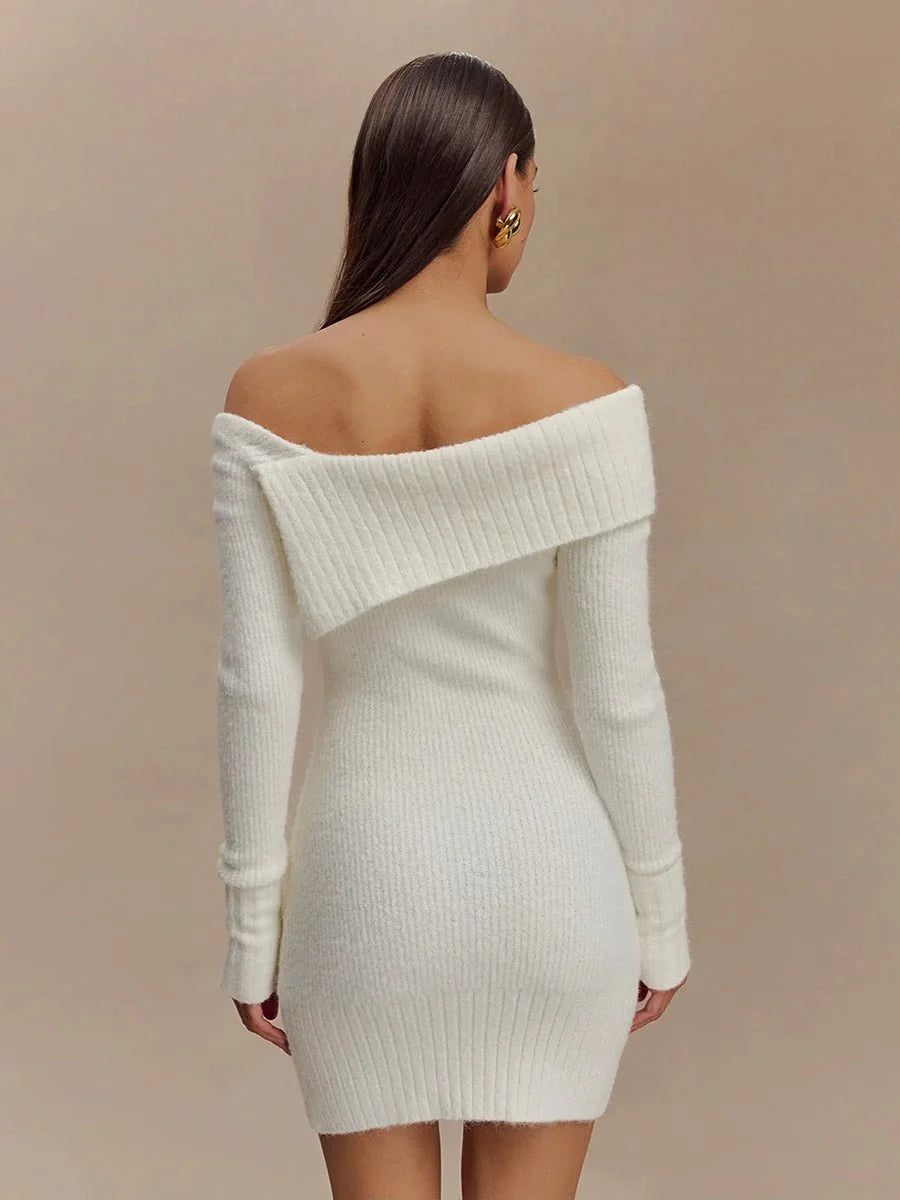 Aliza Dress Sweater Long-sleeved