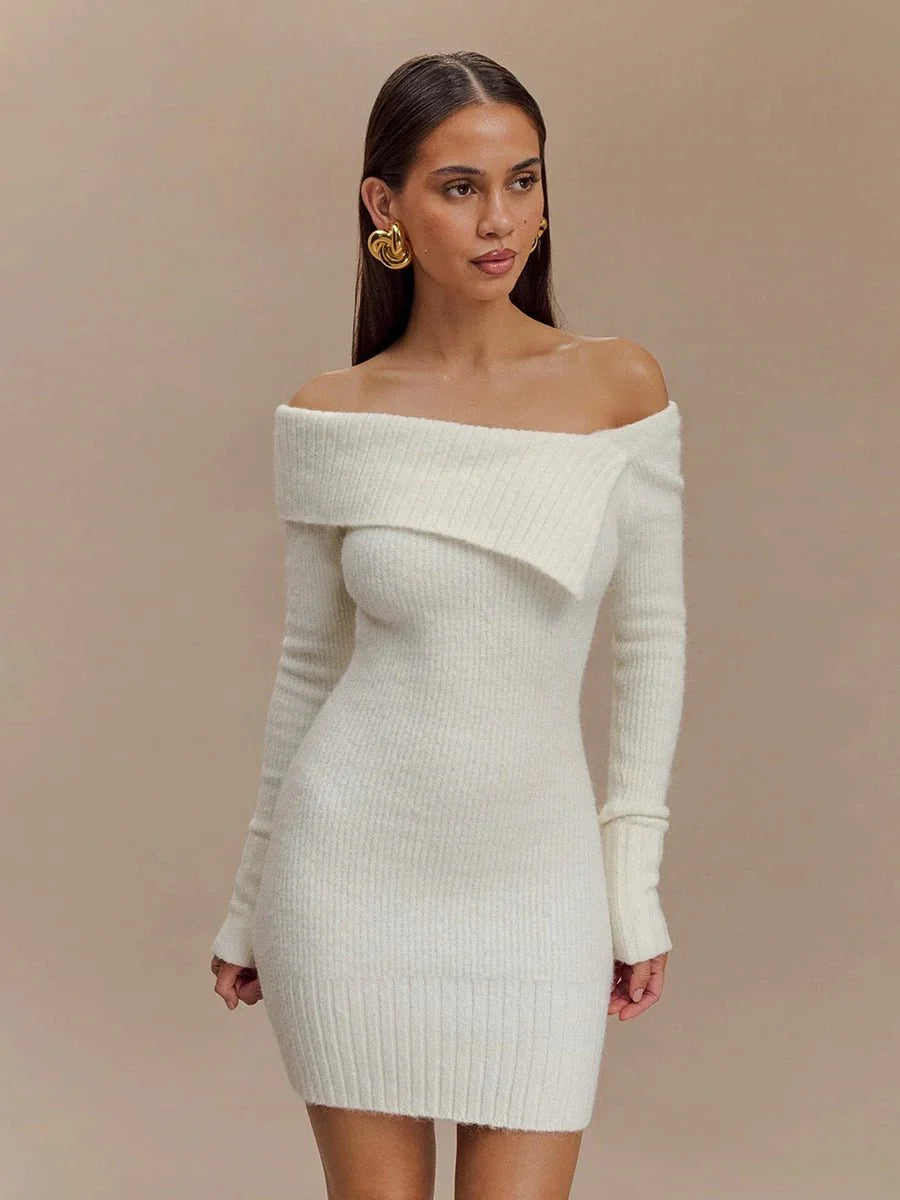 Aliza Dress Sweater Long-sleeved