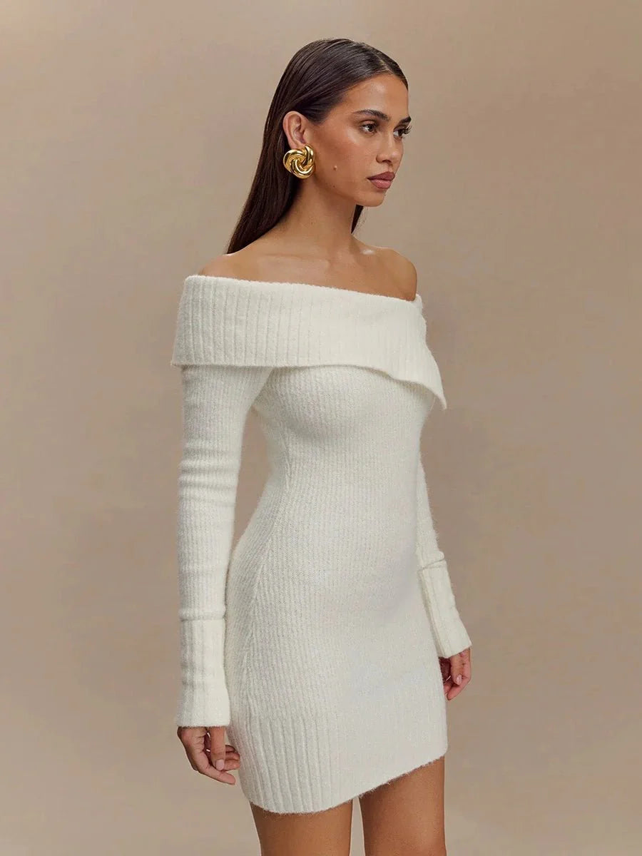 Aliza Dress Sweater Long-sleeved