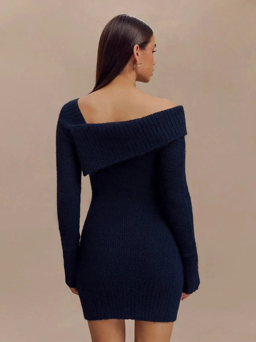 Aliza Dress Sweater Long-sleeved