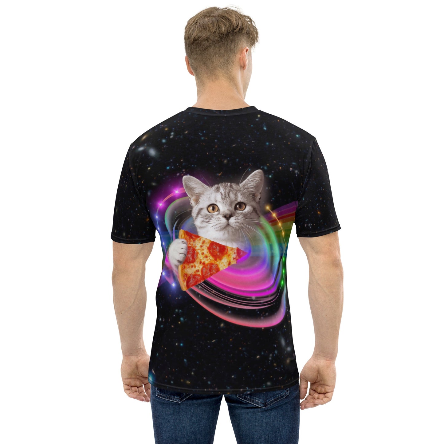 Pizza Cat All Over Print T-Shirt