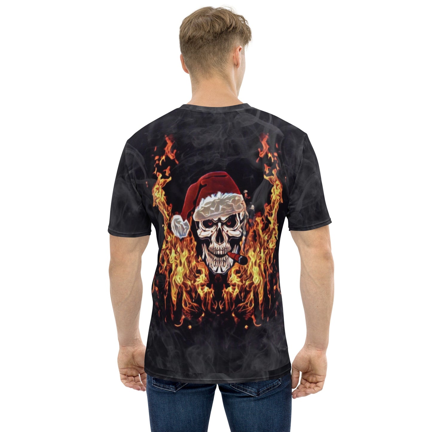 Christmas Skull All Over Print T-Shirt