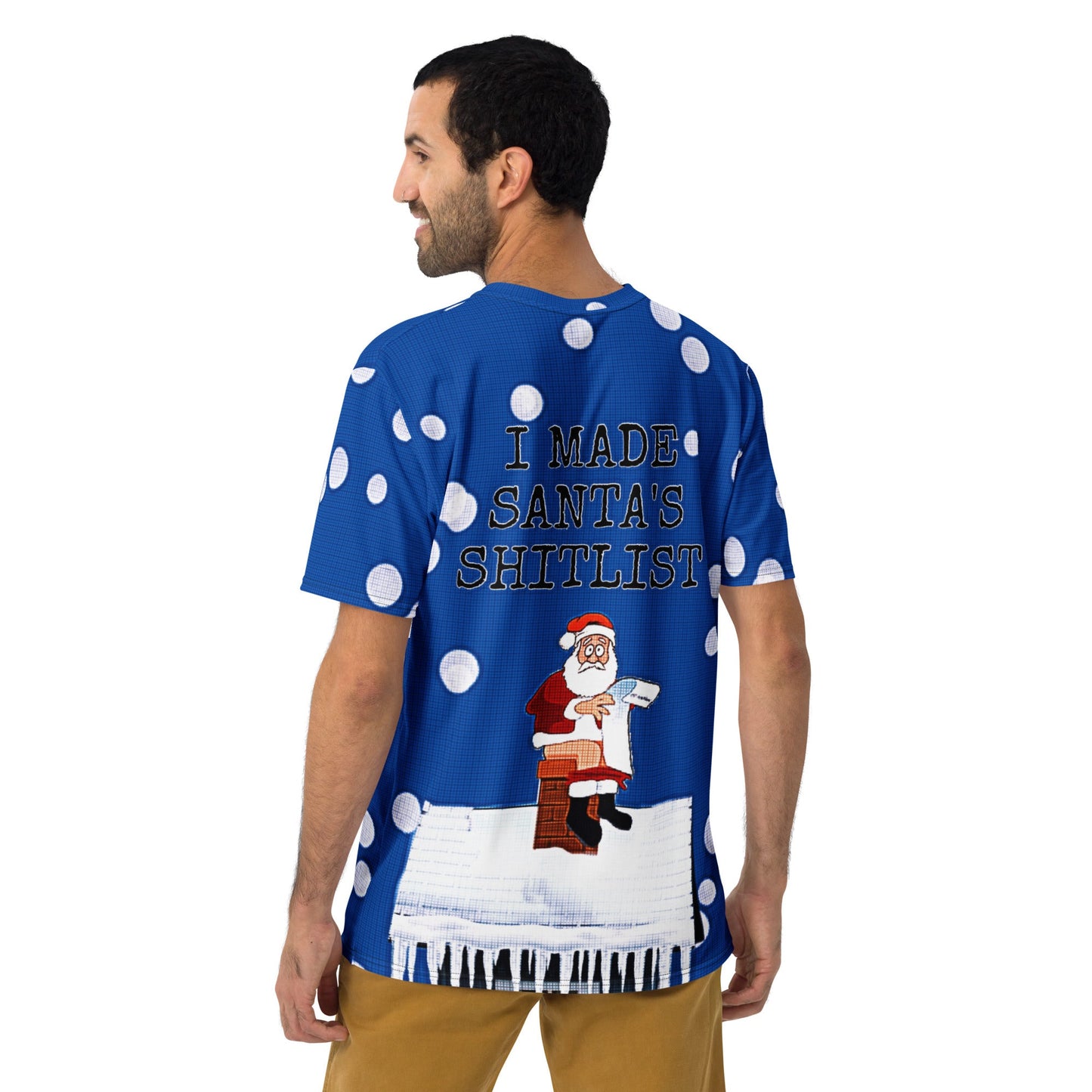 I Made Santa's Shitlist Novelty Unisex Ugly Christmas T-Shirt