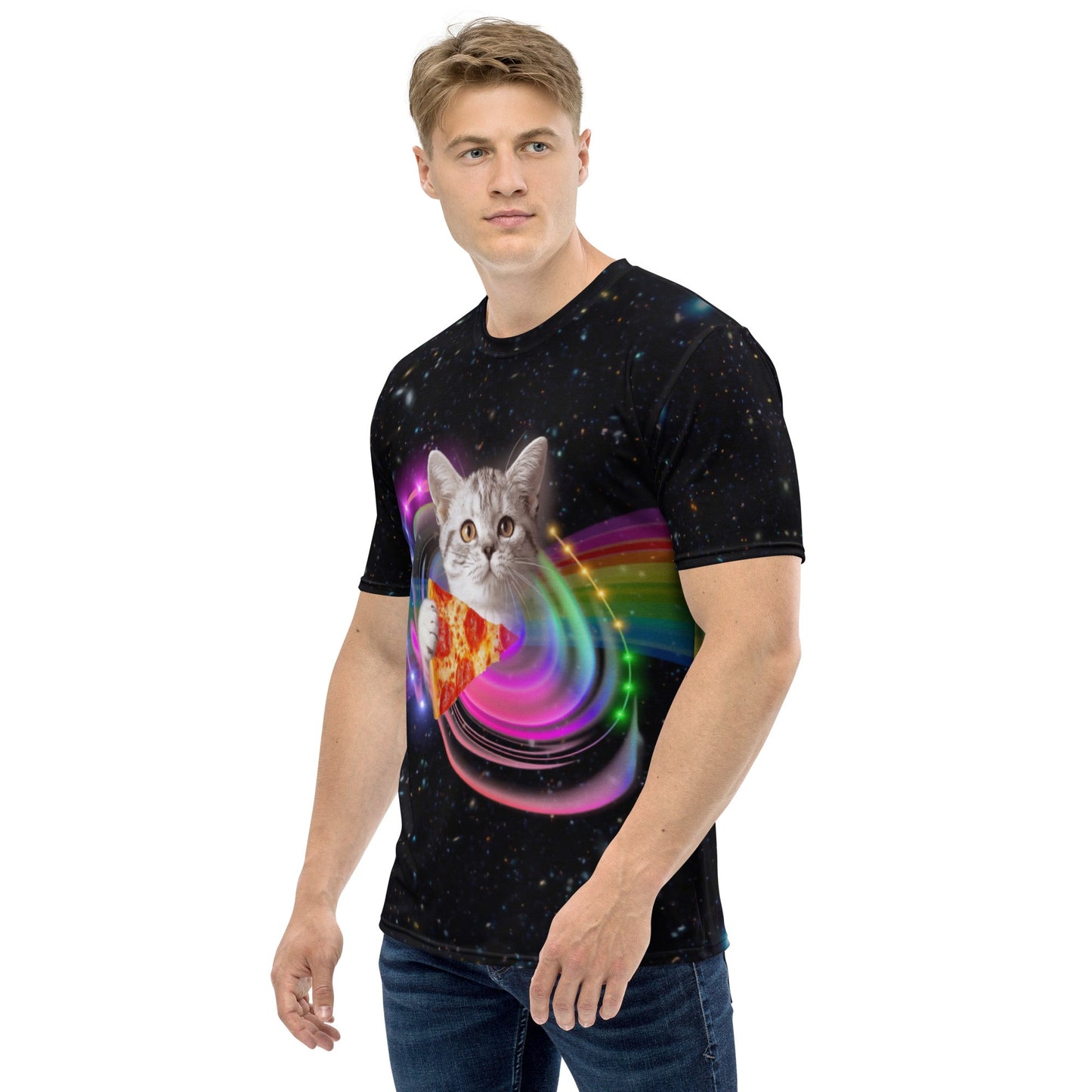 Pizza Cat All Over Print T-Shirt