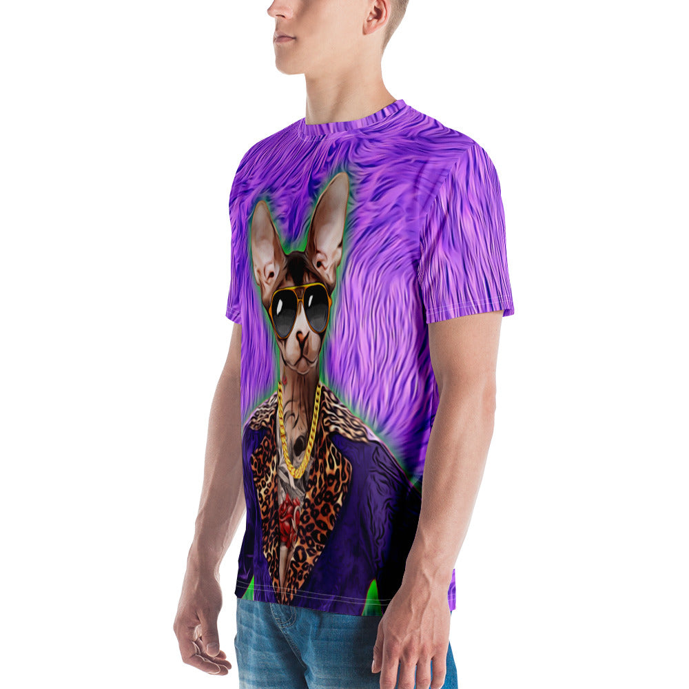 70s Pimp Cat All Over Print T-Shirt