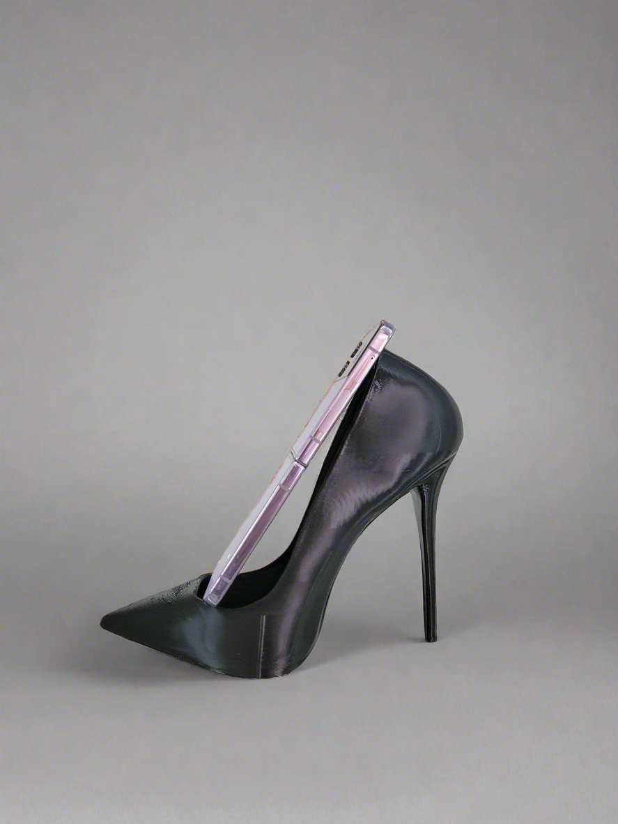 Elegant 3D-Printed High Heel Phone Holder Stand