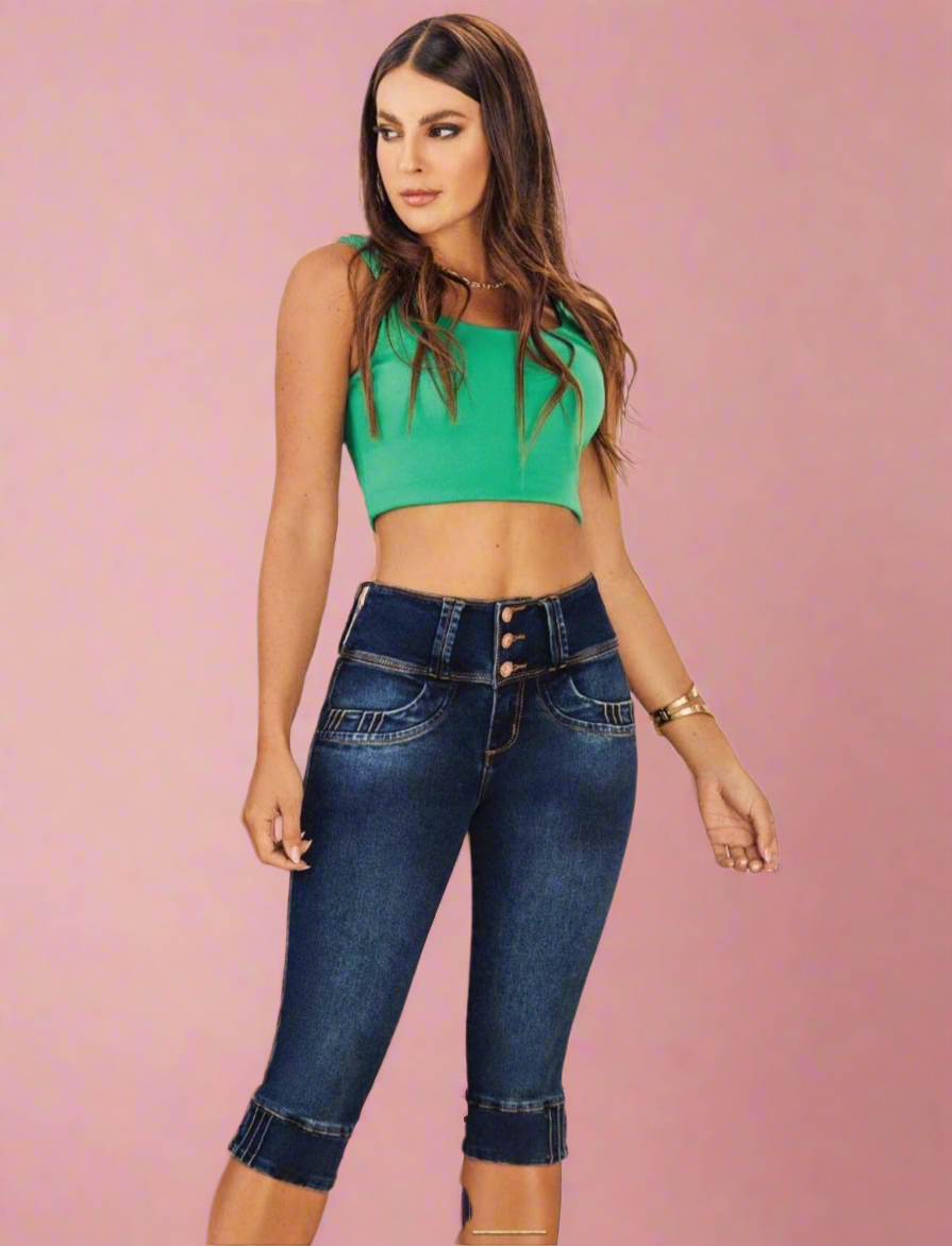 1088 100% Authentic Colombian Push Up Capri