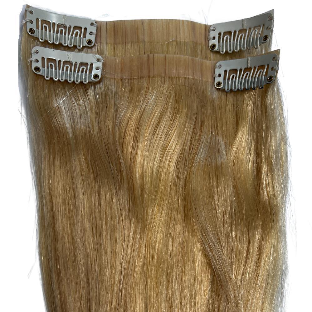 Blonde Seamless Clip-In 100% Human Hair Extensions