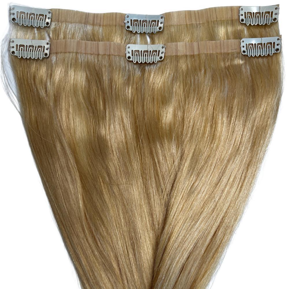Blonde Seamless Clip-In 100% Human Hair Extensions