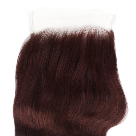 Burgundy Body Wave 5x5 HD Lace Human Hair Closure