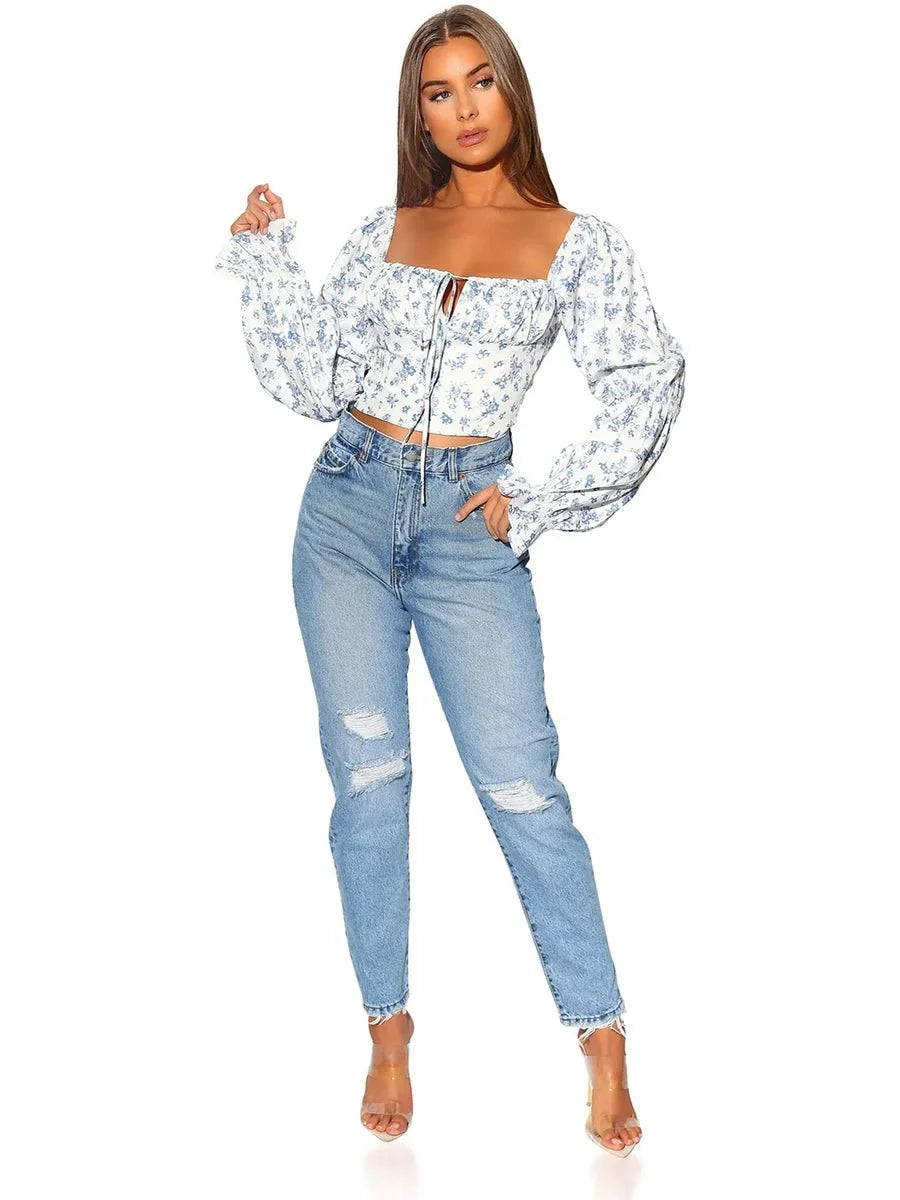 Callie Slim printed T-shirt