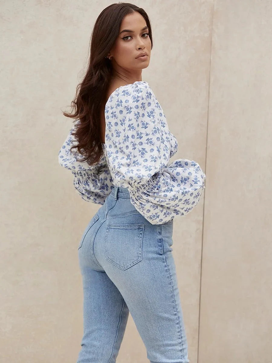 Callie Slim printed T-shirt