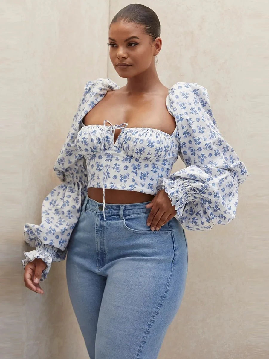 Callie Slim printed T-shirt