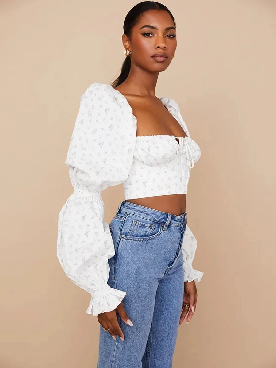 Callie Slim printed T-shirt