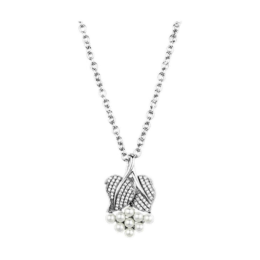 Chain Necklace Pendant TS165 - Rhodium 925 Sterling Silver