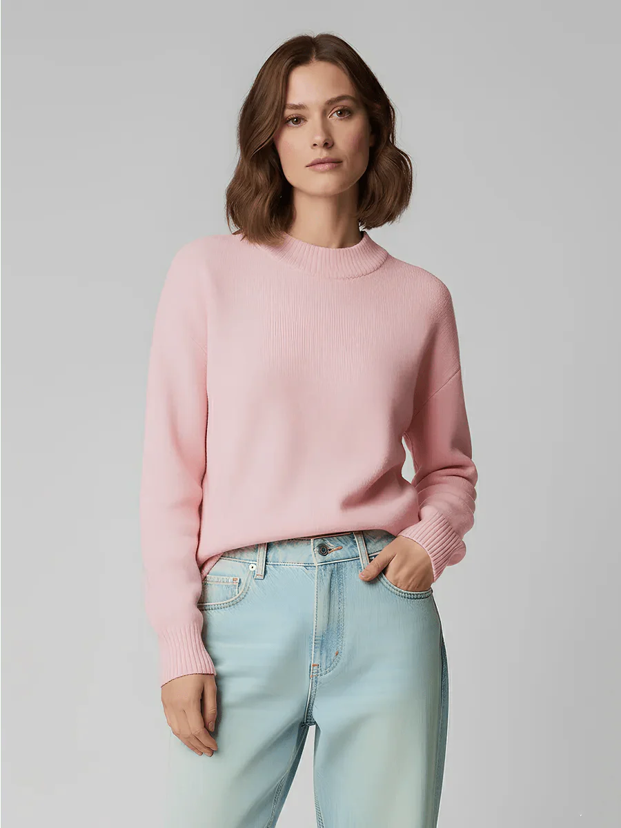 Deidra Crew Neck Pullover Sweater