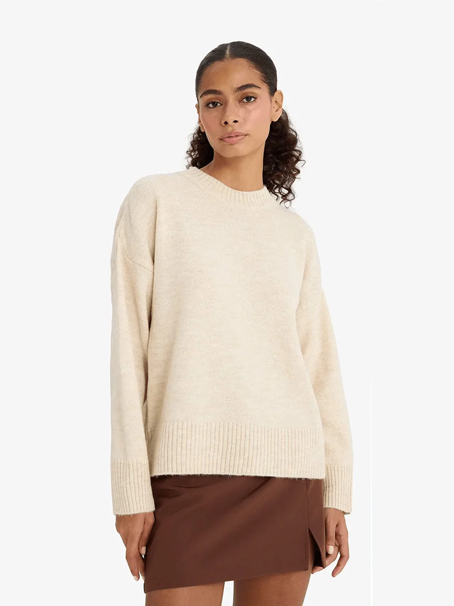 Deidra Crew Neck Pullover Sweater