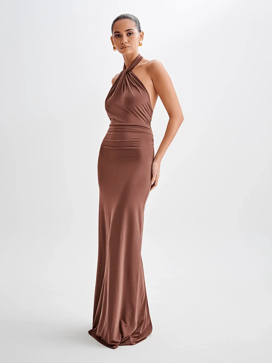 Francisca Dress Sexy Backless