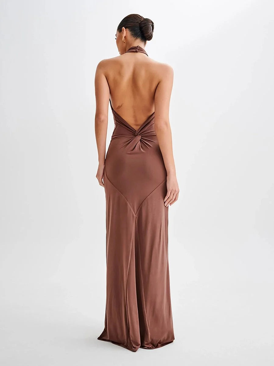Francisca Dress Sexy Backless