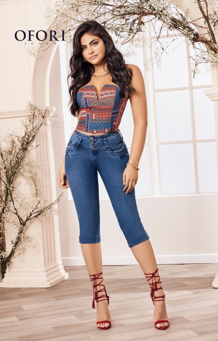 Fujjy 100% Authentic Colombian Push Up Capri