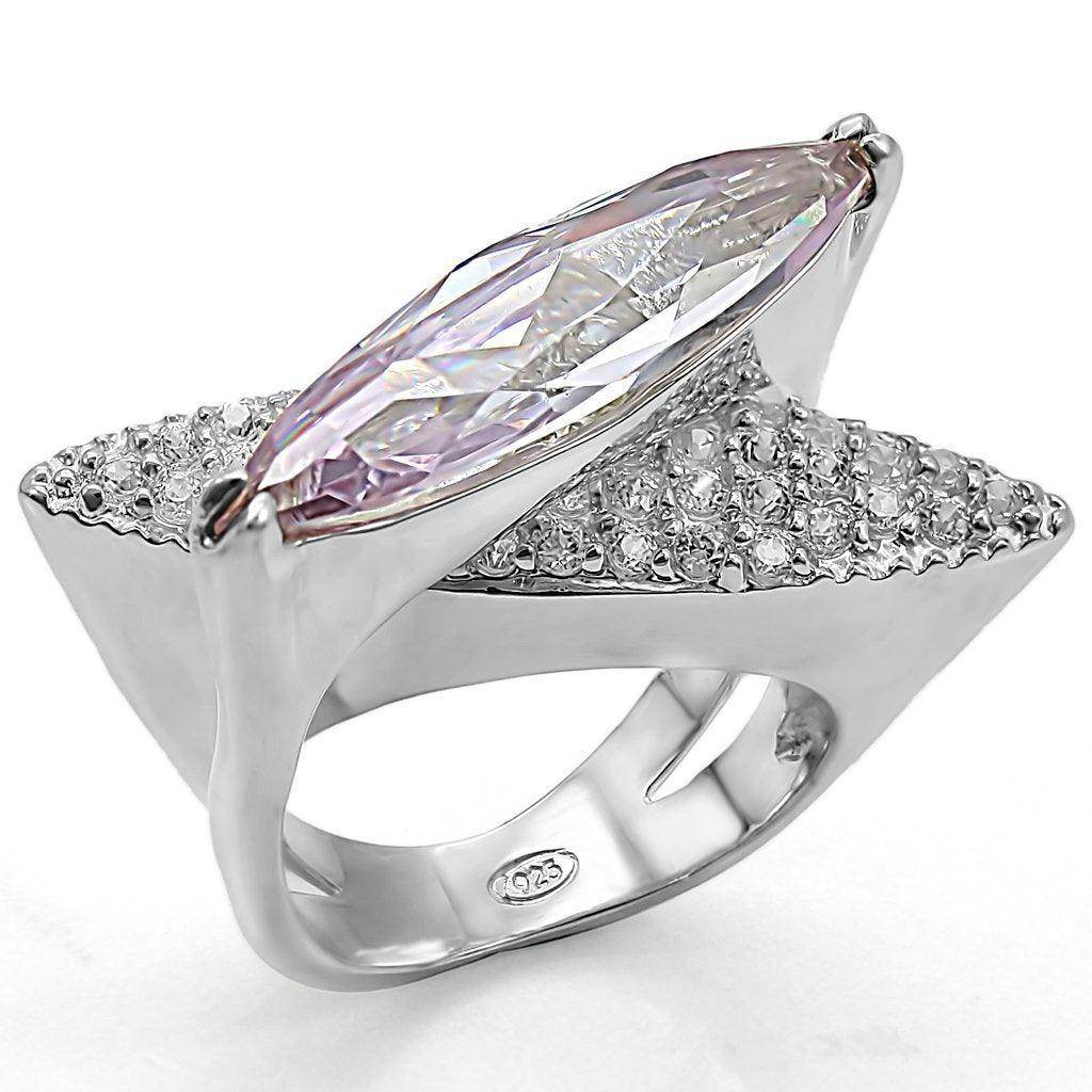 High Polished 925 Sterling Silver Women's Ring by VacationGrabs