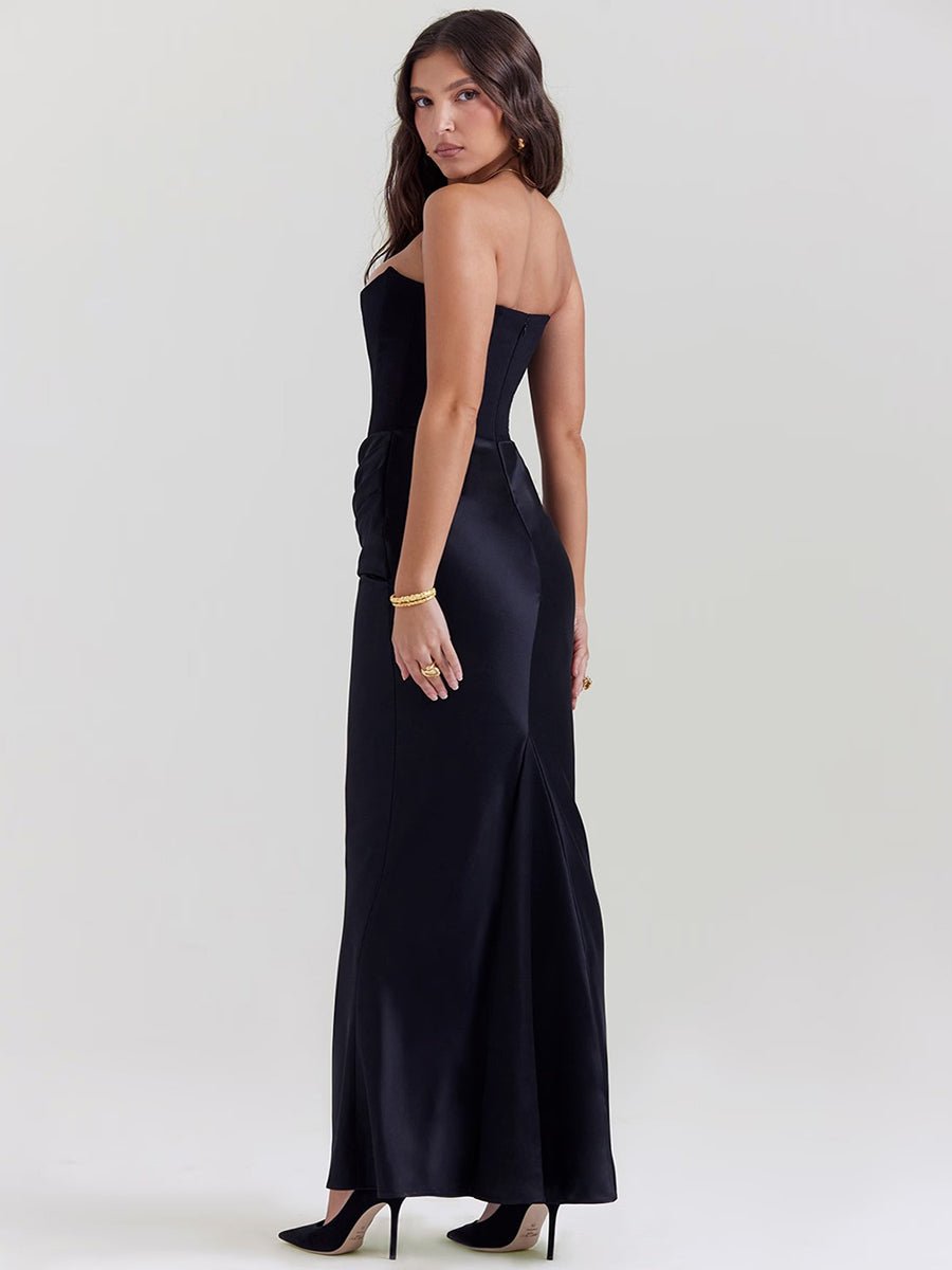 Isaiah Slim Tube Top Long Dress
