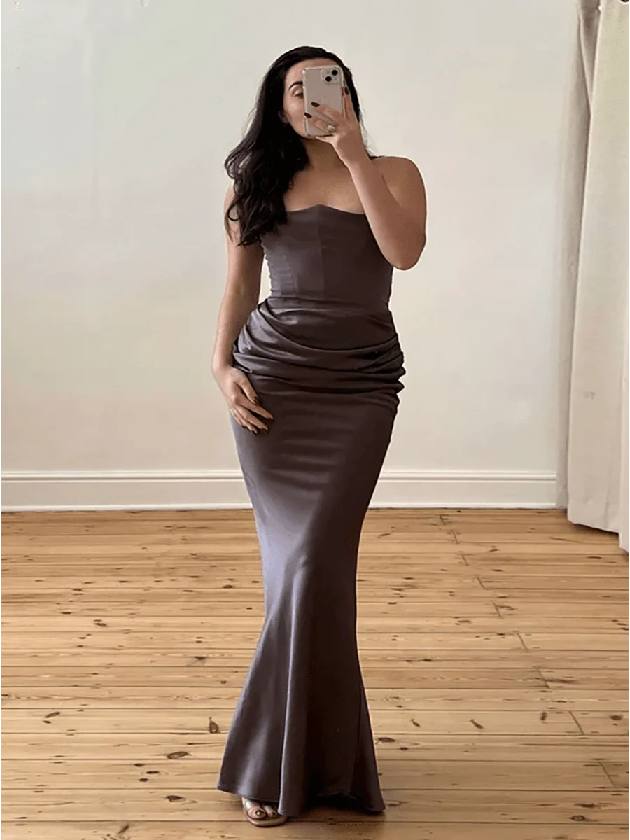 Isaiah Slim Tube Top Long Dress