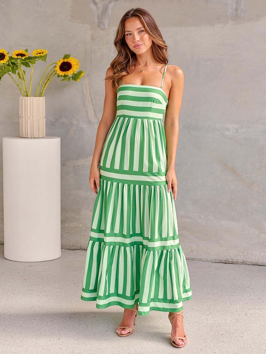 Jeffry Long Dress With Pockets Neck Backless