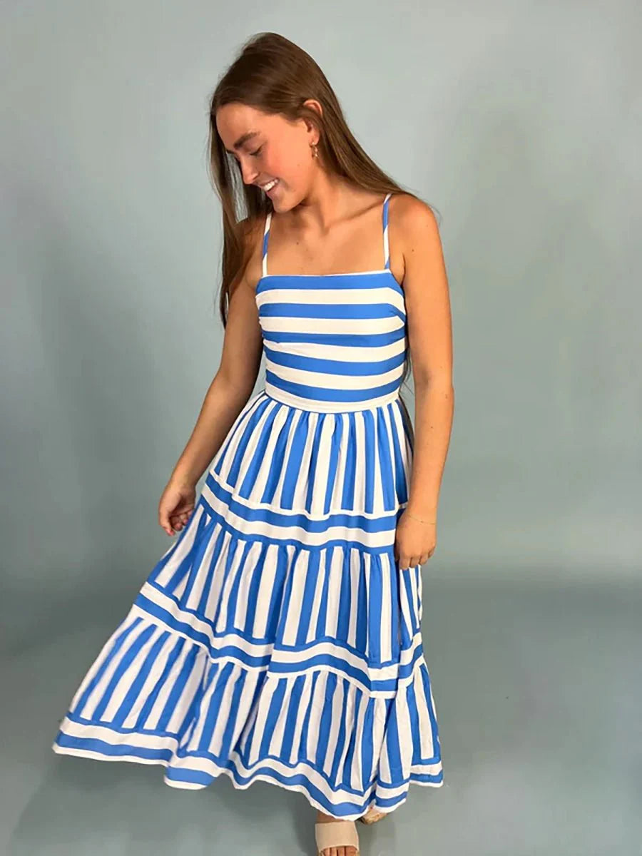 Jeffry Long Dress With Pockets Neck Backless