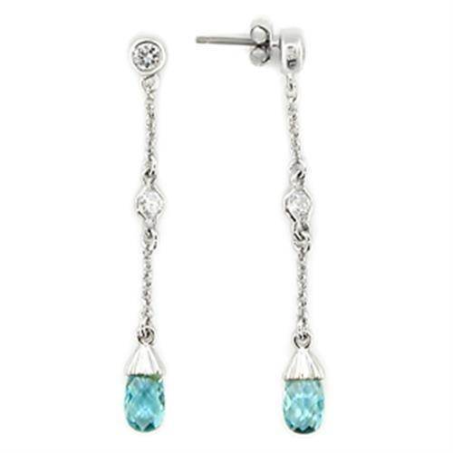 Women's Earrings - London Blue Rhodium 925 Sterling Silver