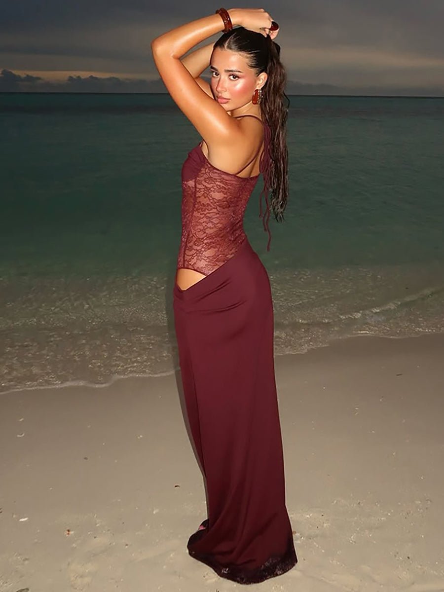 Myron Sexy Lace Long Dresses