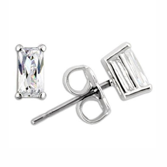 VacationGrabs Rhodium 925 Sterling Silver Earrings