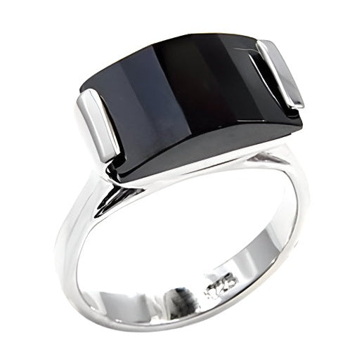 Women's Rings - 6X506 - Rhodium 925 Sterling Silver Ring