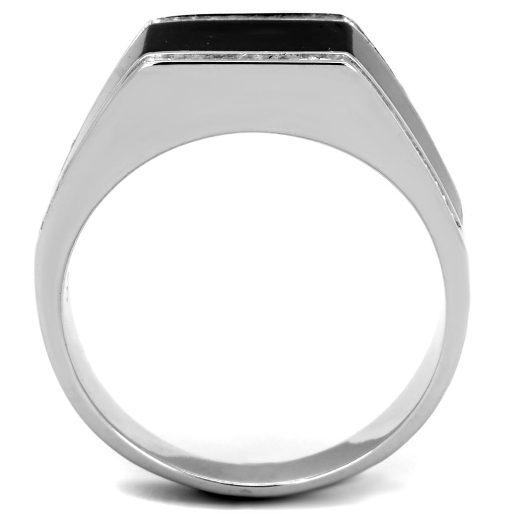 VacationGrabs Rhodium 925 Sterling Silver Ring for Men