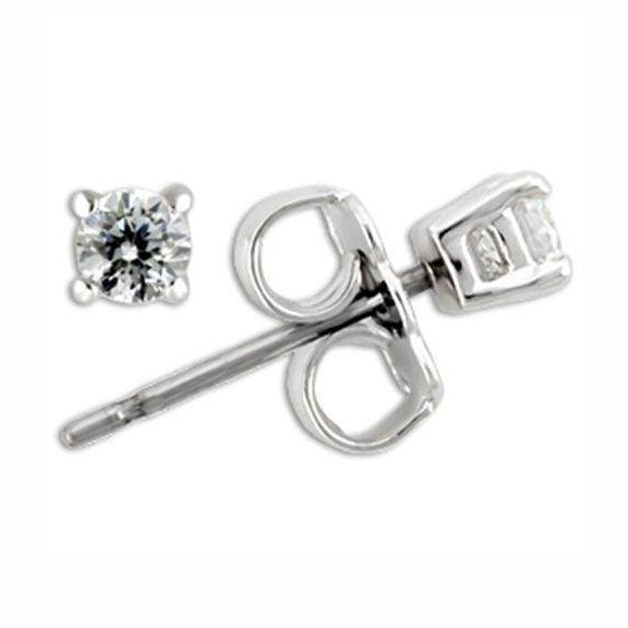 VacationGrabs Rhodium Plated Sterling Silver Earrings