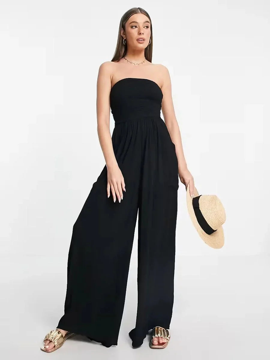 Samir Loose Tube-top Jumpsuit