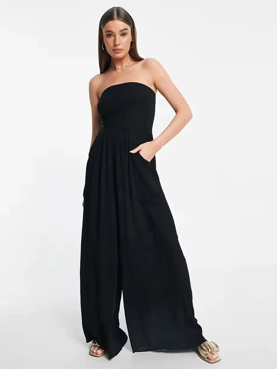 Samir Loose Tube-top Jumpsuit