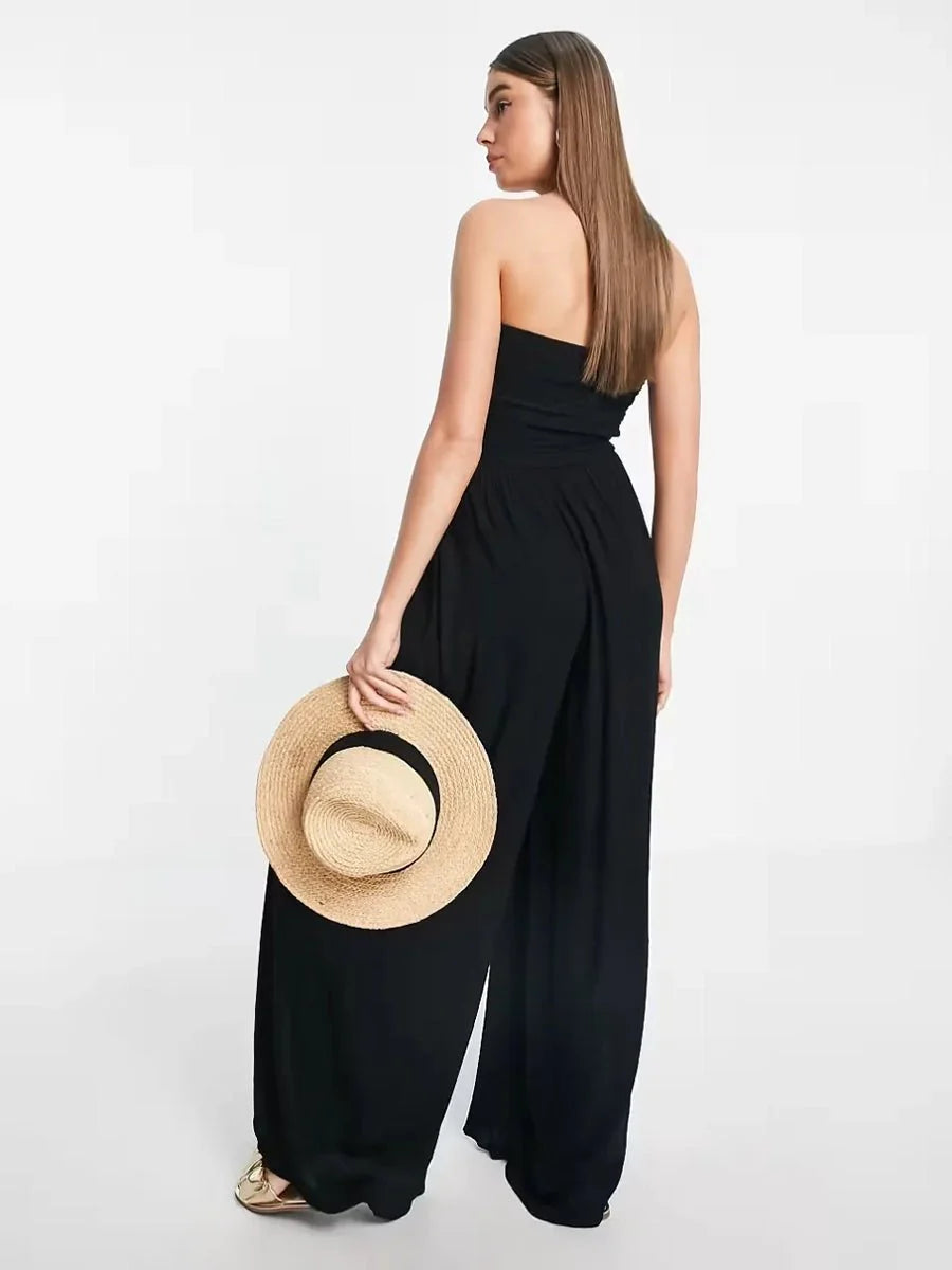 Samir Loose Tube-top Jumpsuit