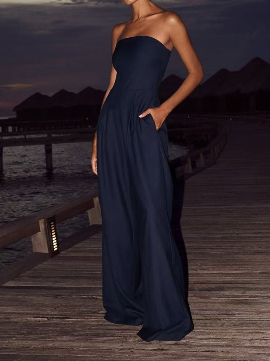 Samir Loose Tube-top Jumpsuit