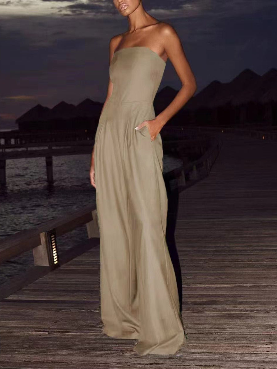 Samir Loose Tube-top Jumpsuit