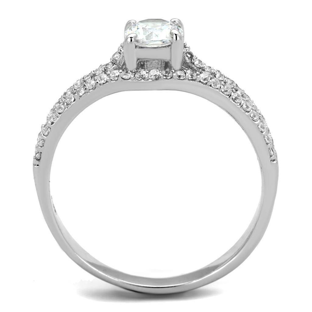 VacationGrabs Sparkling Engagement Ring Sterling Silver