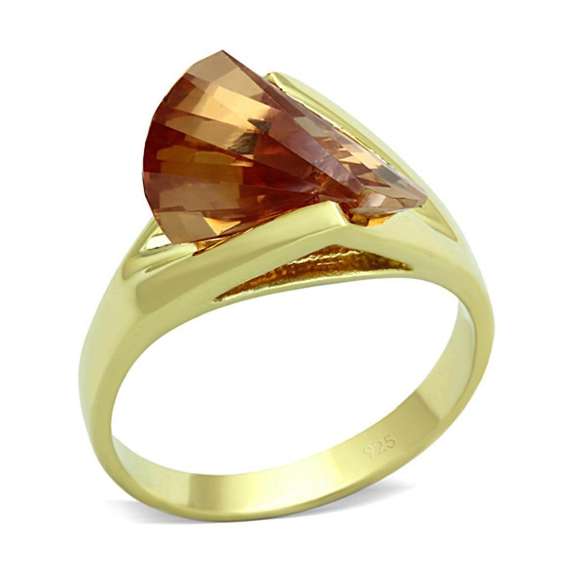 VacationGrabs Sterling Silver Cocktail Ring for Women